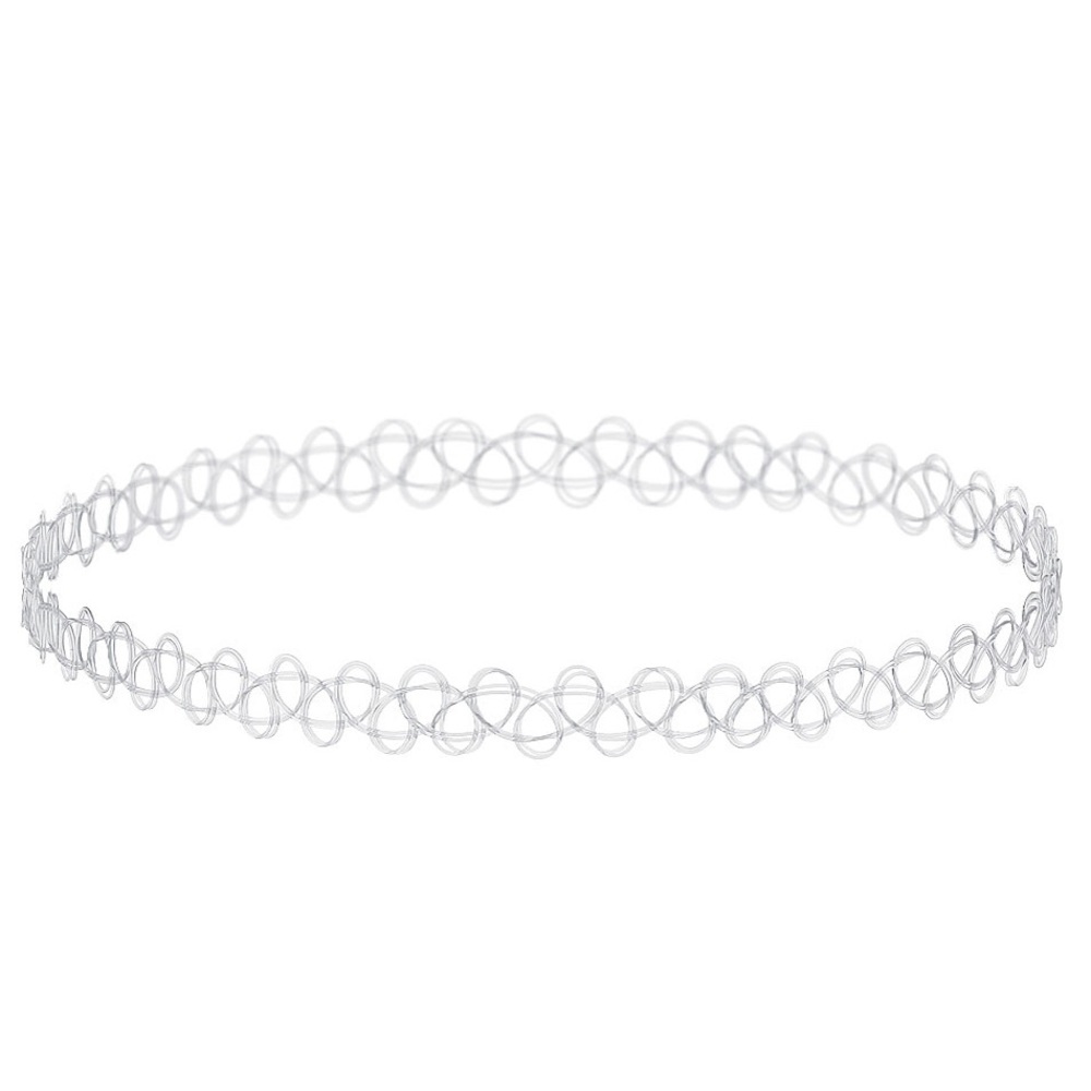 Clear Choker Necklace.